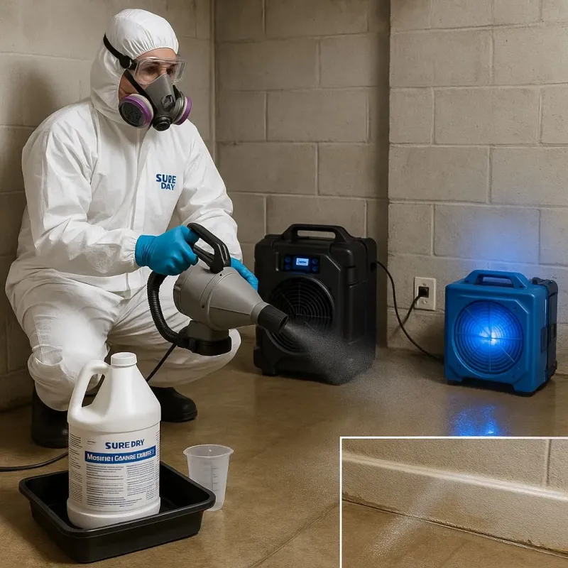 Sanitization and Odor Removal process in North Kingstown, RI