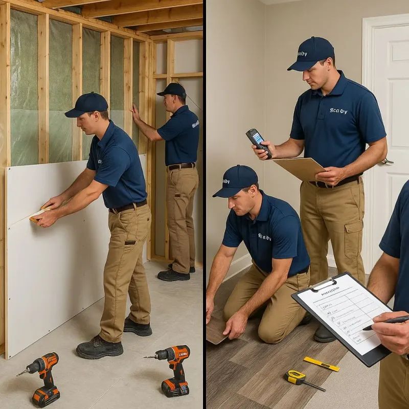 Repairs and Reconstruction process in North Kingstown, RI