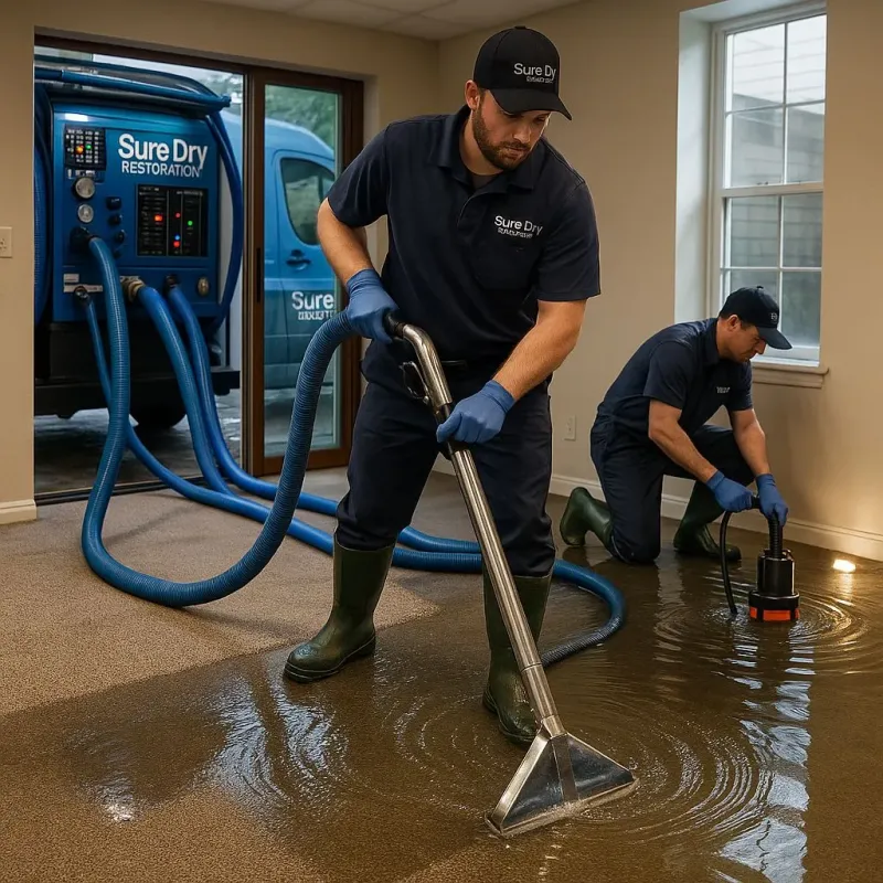 Water Extraction and Removal process in North Kingstown, RI